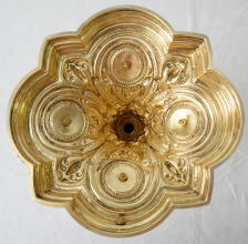 Solid silver gilt antique French Gothic Chalice.